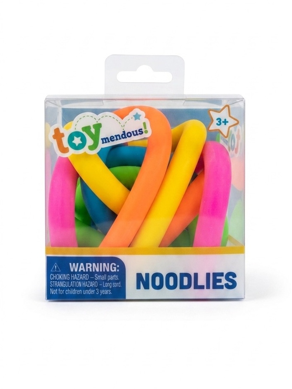Toymendous noodles stretchy squishy sensory rainbow toy